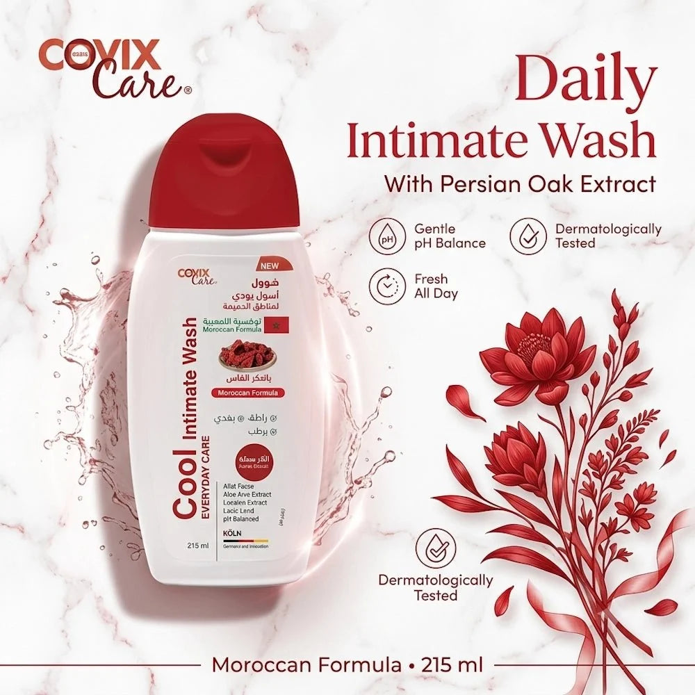 Covix Care Cool Intimate Wash Everyday Care Moroccan Formula Aker Fassi - AsrarHawa