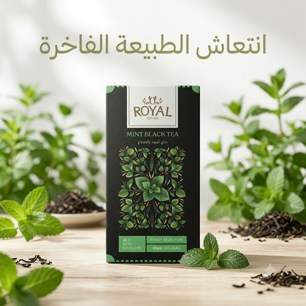 ROYAL MINT BLACK TEA - AsrarHawa